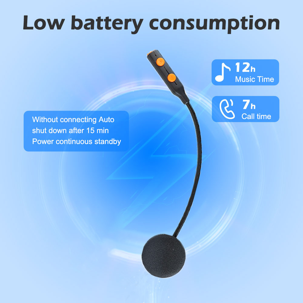 Bluetooth Speaker Waterproof - Kihous Tek Kulaklı Motosiklet Kask Kulaklığı