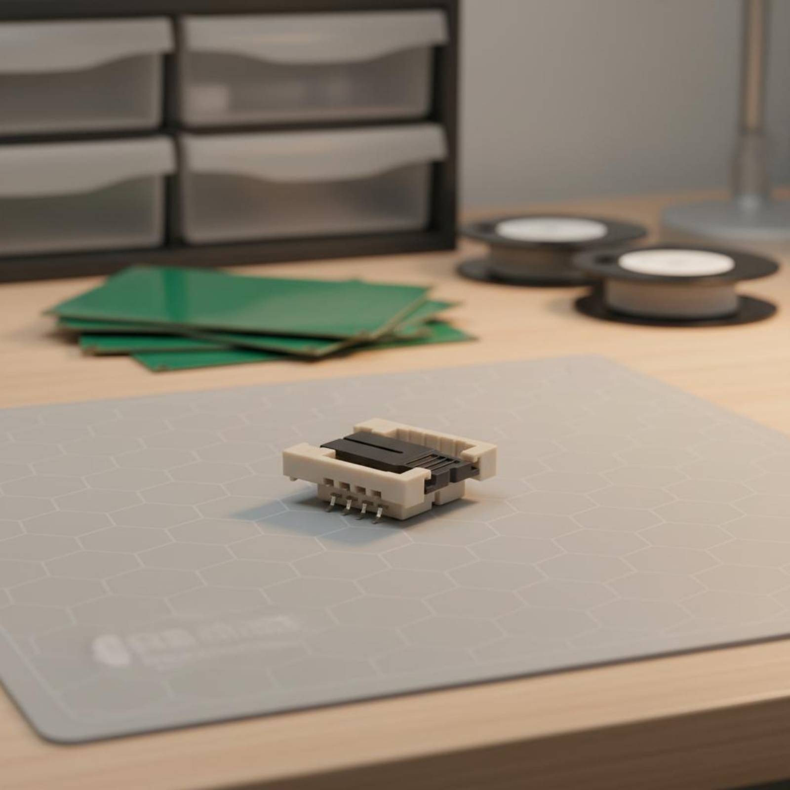 Electronics & Tech Gadgets - QFN8 Test Soketi Menteşeli QFN8 Kontak