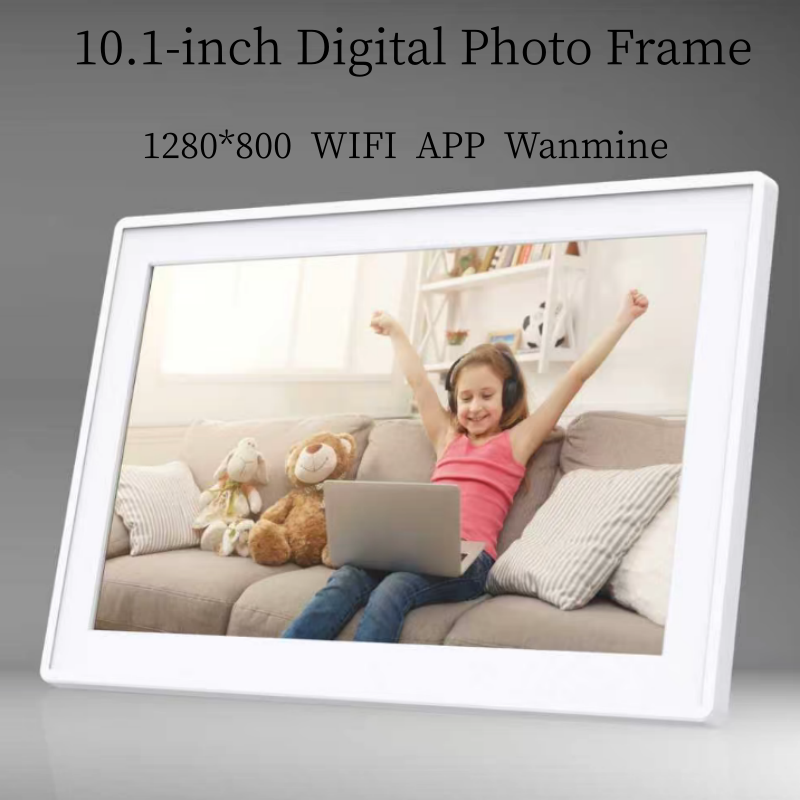 Digital Photo Frame Wifi - 10.1 inç elektronik takvimli dijital fotoğraf