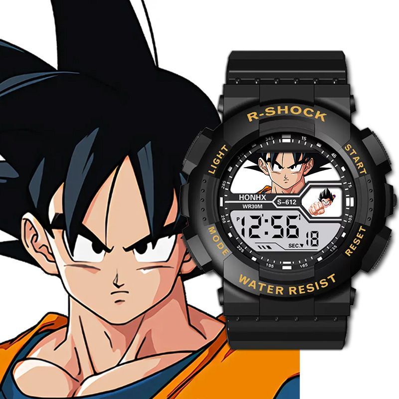 Digital Alarm Clock - Dragon Ball Öğrenci Çocuk Saati Elektronik