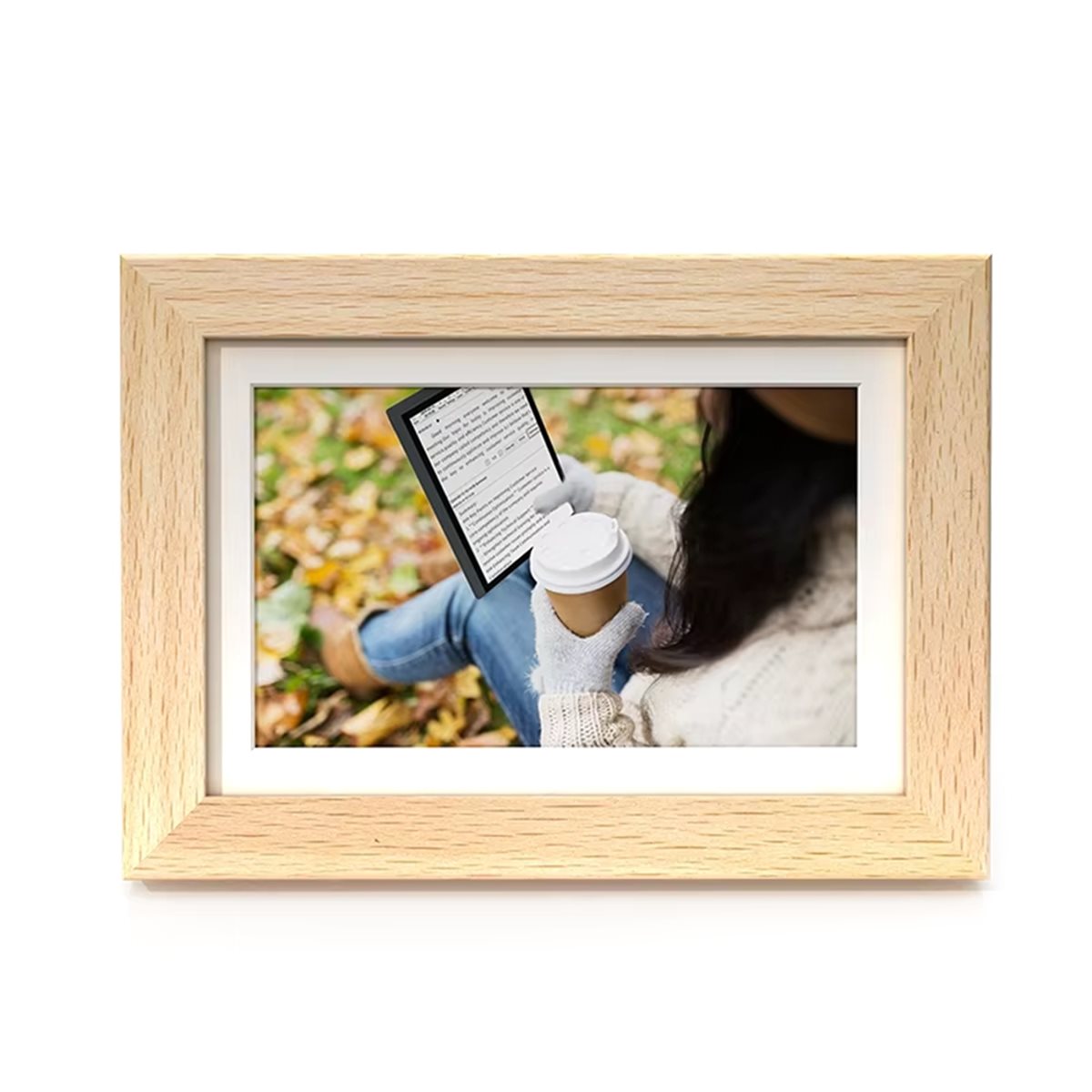 A73T 7.3'' Renkli E-Mürekkep E - Digital Photo Frame Wifi incelemesi ve fiyatı