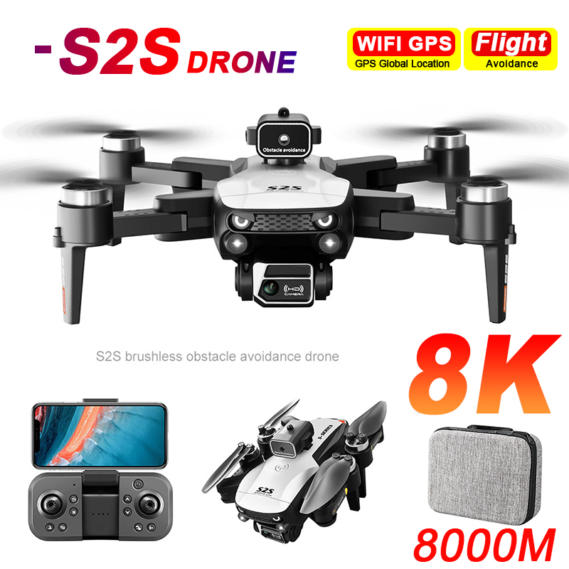 Yeni S2S Drone 8K Profesyonel  - Electronics New Gadgets incelemesi ve fiyatı