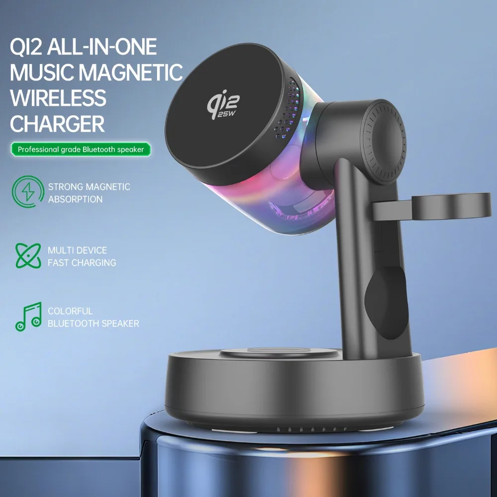 Qi2 25W RGB Işıklı Manyetik Ka - Portable Wifi Hotspot incelemesi ve fiyatı