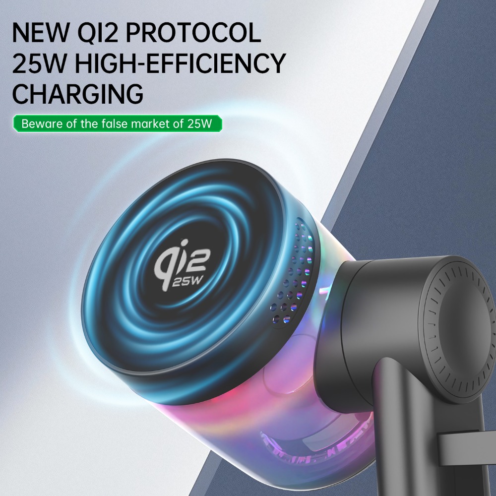 Qi2 25W RGB Işıklı Manyetik Ka - Portable Wifi Hotspot incelemesi ve fiyatı