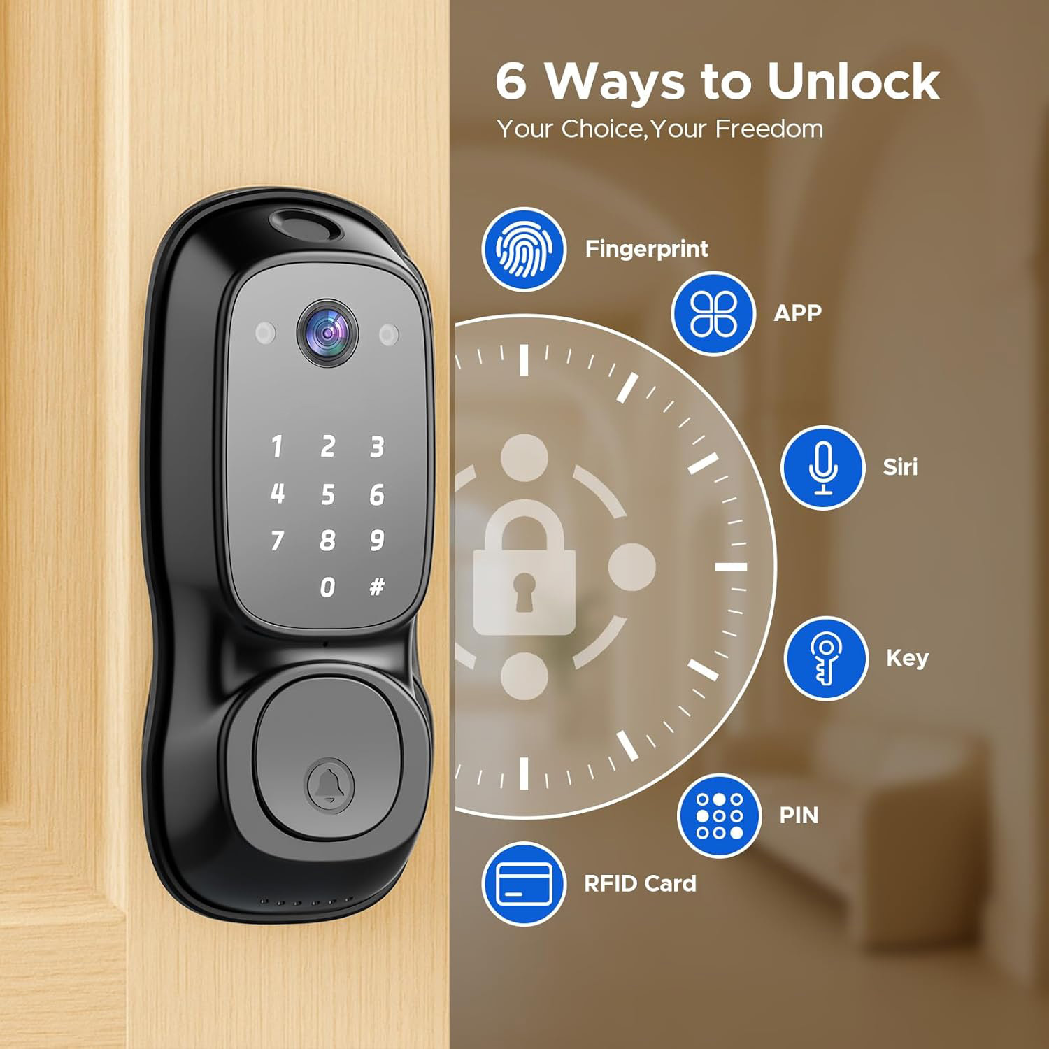 Tuya Wifi Akıllı Kapı Kilidi ‎ - Electronics & Tech Gadgets incelemesi ve fiyatı