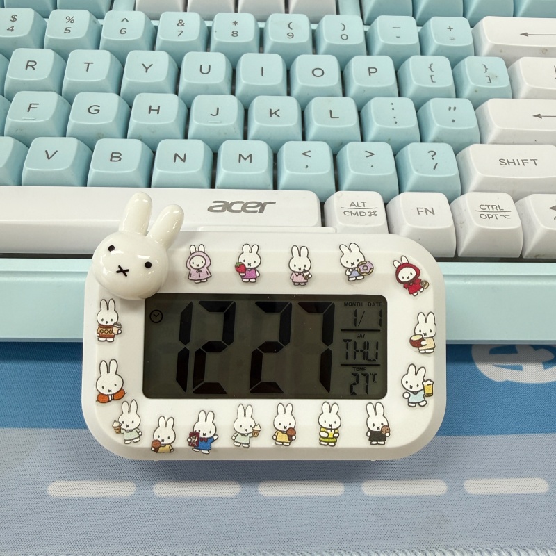 Kawaii Miffy Alarm DIY Sevimli - Digital Alarm Clock incelemesi ve fiyatı