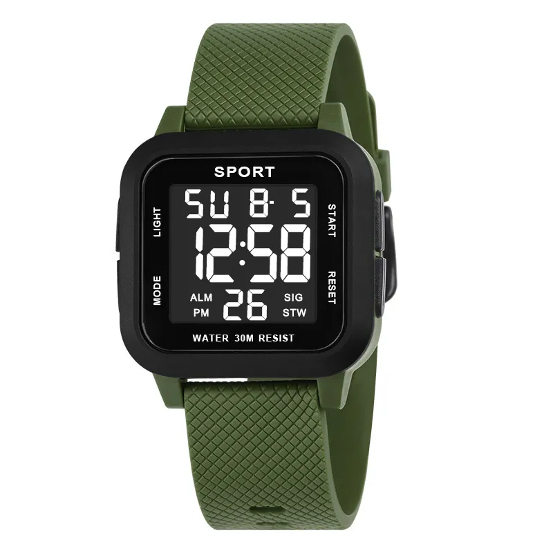 Siyah Spor Saat erkek Dijital  - Digital Alarm Clock incelemesi ve fiyatı