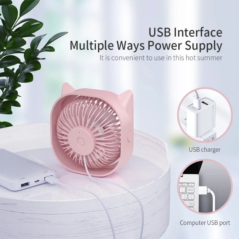 Mini USB Fan Masa Küçük Fan El - Smart Electronics Gadgets For Home incelemesi ve fiyatı