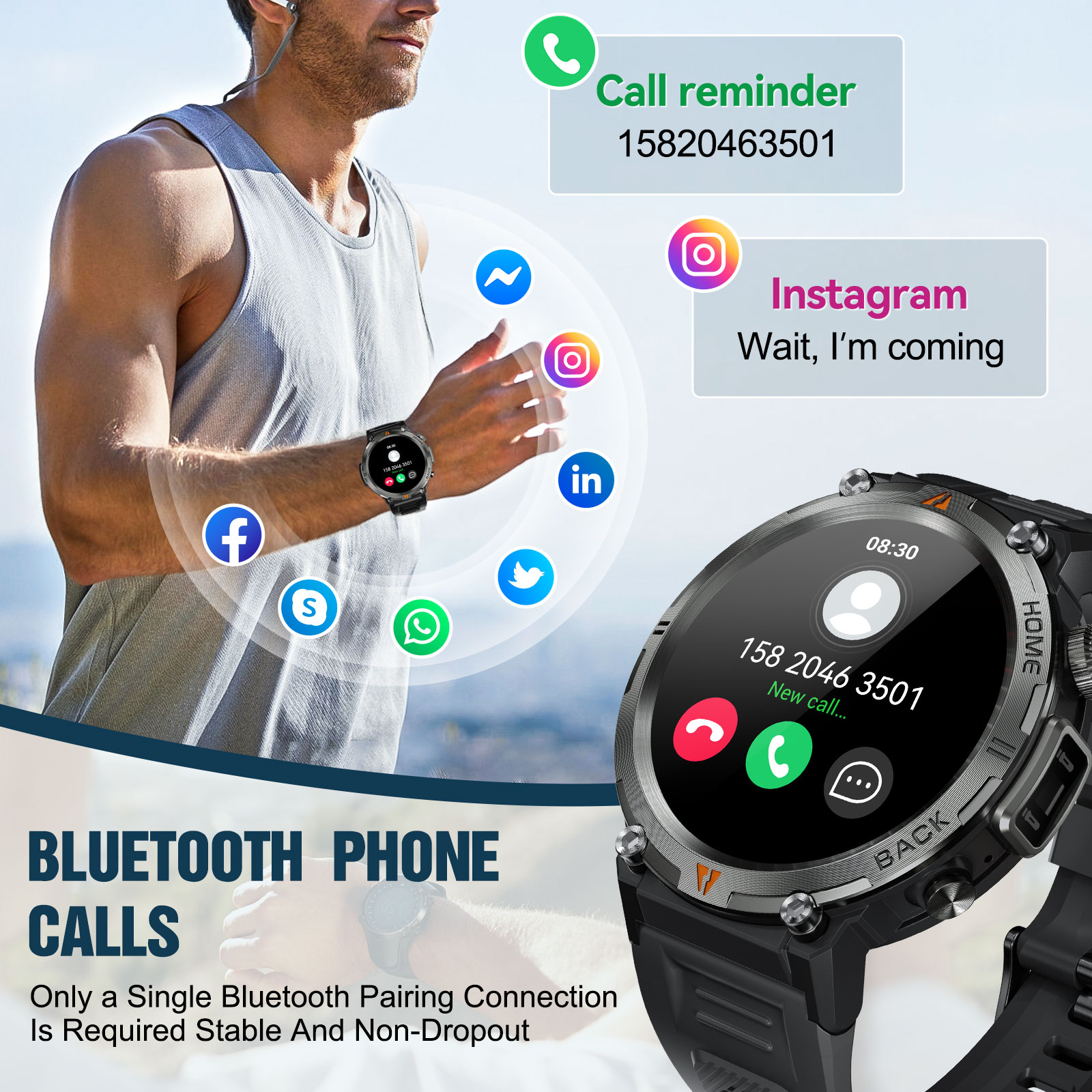 EIGIIS KE3 Bluetooth çağrı akı - Electronics Gadgets For Men incelemesi ve fiyatı