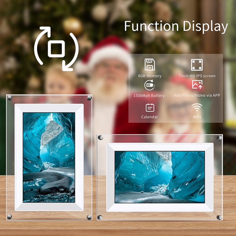 Yeni 7 İnç Şeffaf Akrilik Diji - Digital Photo Frame Wifi incelemesi ve fiyatı