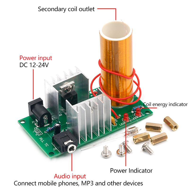 Mini Tesla Bobini DIY Elektron - Electronics New Gadgets incelemesi ve fiyatı