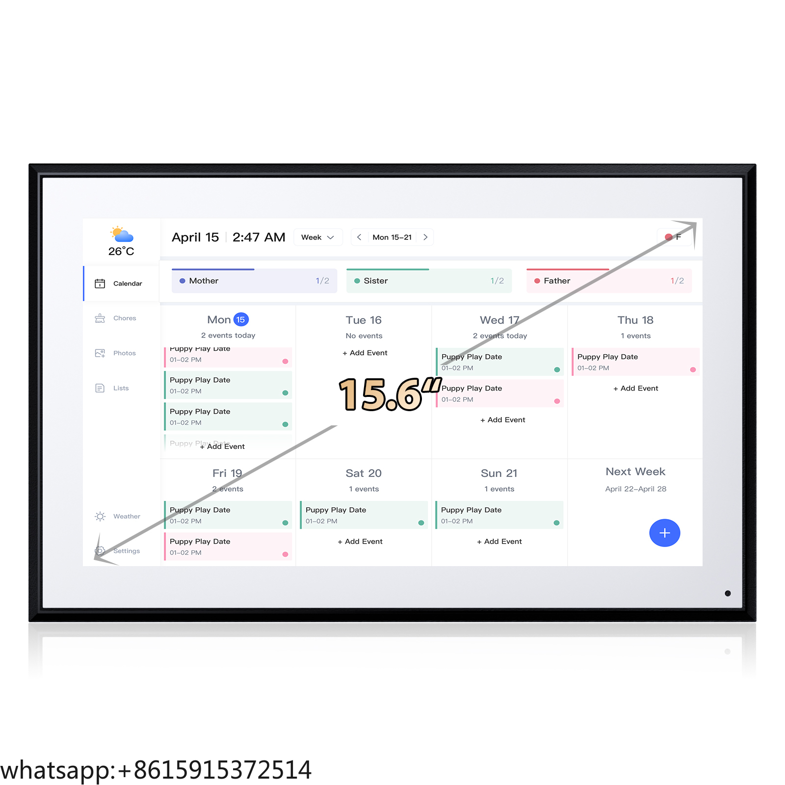 TCDSTARSmart Takvim Dokunmatik - Digital Photo Frame Wifi incelemesi ve fiyatı